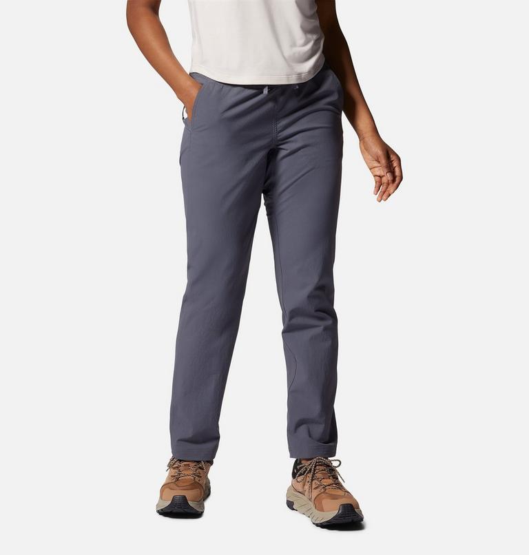 Pantalon à ceinture élastique Basswood Femme, Color: Iron Grey, image 1