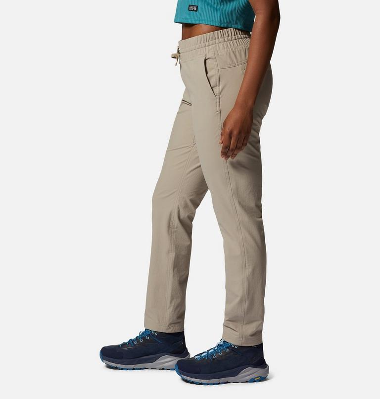 Pantalon à ceinture élastique Basswood Femme, Color: Badlands, image 3