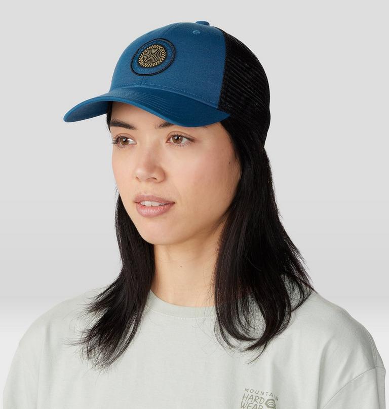 High Altitude Trucker Hat, Color: Dark Caspian, image 8