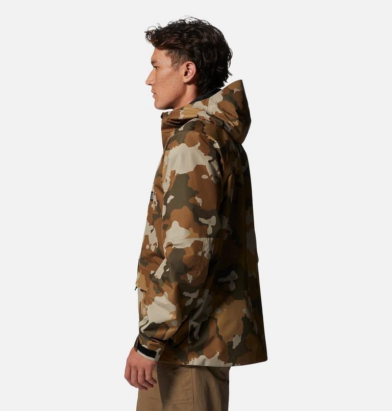 Men's LandSky GORE-TEX Jacket, Color: Corozo Nut Pines Camo Print, image 3