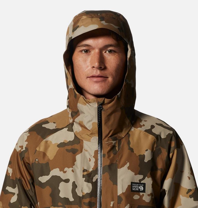 Men's LandSky GORE-TEX Jacket, Color: Corozo Nut Pines Camo Print, image 4