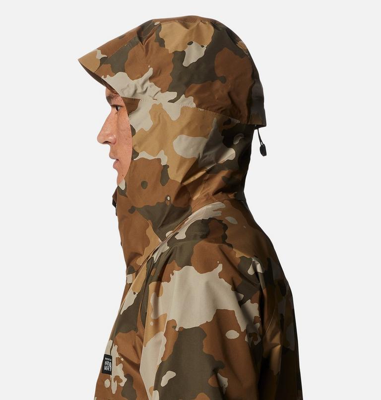 Men's LandSky GORE-TEX Jacket, Color: Corozo Nut Pines Camo Print, image 5