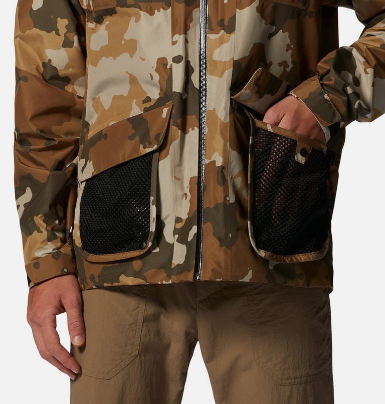 Men's LandSky GORE-TEX Jacket, Color: Corozo Nut Pines Camo Print, image 8