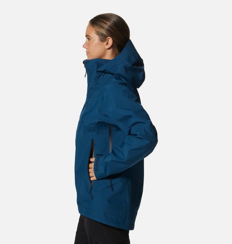 Women's Trailverse GORE-TEX Jacket, Color: Dark Caspian, image 3
