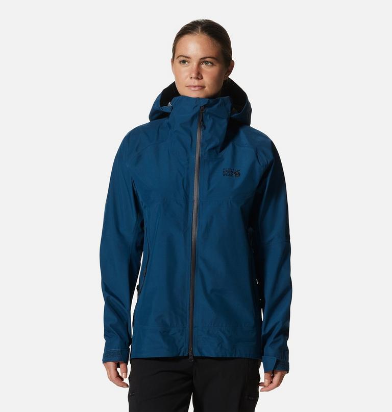 Women's Trailverse GORE-TEX Jacket, Color: Dark Caspian, image 1