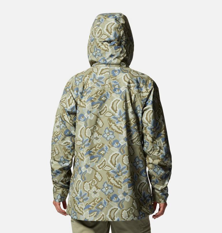 Women's LandSky GORE-TEX Jacket, Color: Mantis Green Floral Print, image 2