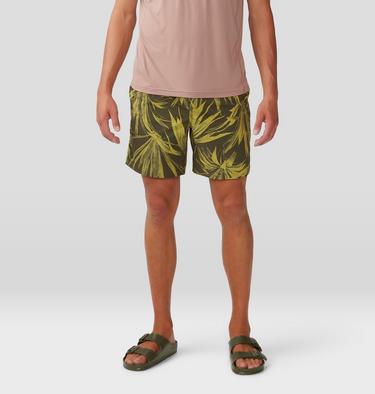 Men's Stryder Swim Short, Color: Dark Pine Yucca Print, image 5