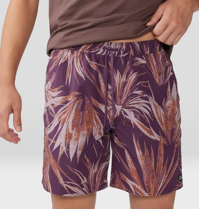 Men's Stryder Swim Short, Color: Dusty Purple Yucca Print, image 4