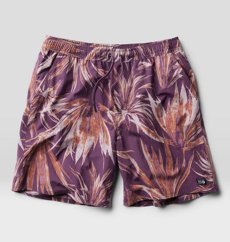 Men's Stryder Swim Short, Color: Dusty Purple Yucca Print, image 8