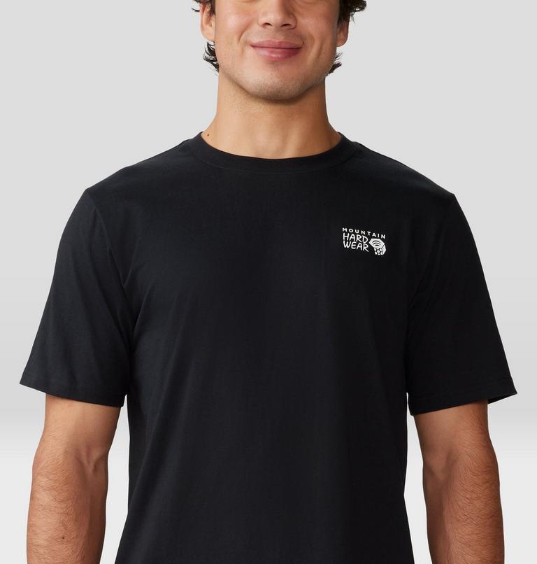 Men's MHW Back Logo Short Sleeve, Color: Black, image 4