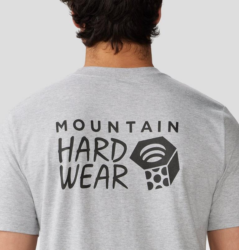 Men's MHW Back Logo Short Sleeve, Color: Hardwear Grey, image 5