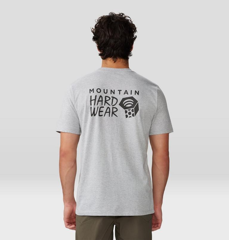 Men's MHW Back Logo Short Sleeve, Color: Hardwear Grey, image 2