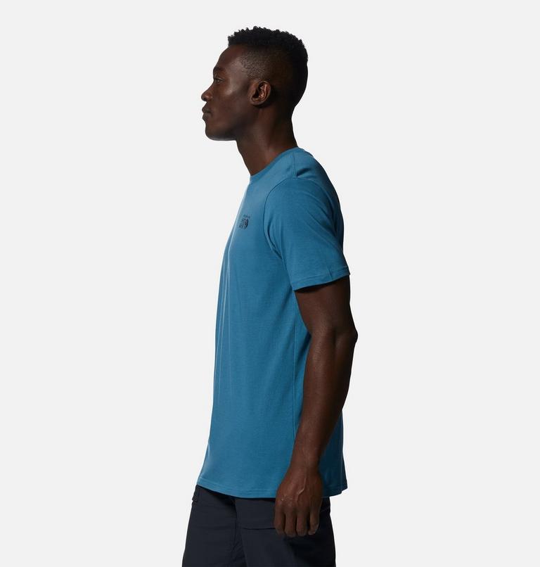 T-shirt à manches courtes MHW Back Logo Homme, Color: Caspian, image 3