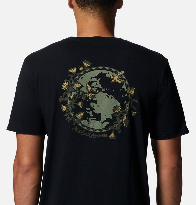 Men's Kea Earth Short Sleeve Tee, Color: Black, image 5