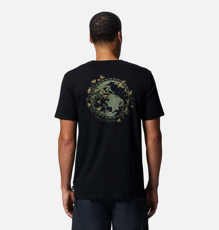 Men's Kea Earth Short Sleeve Tee, Color: Black, image 2