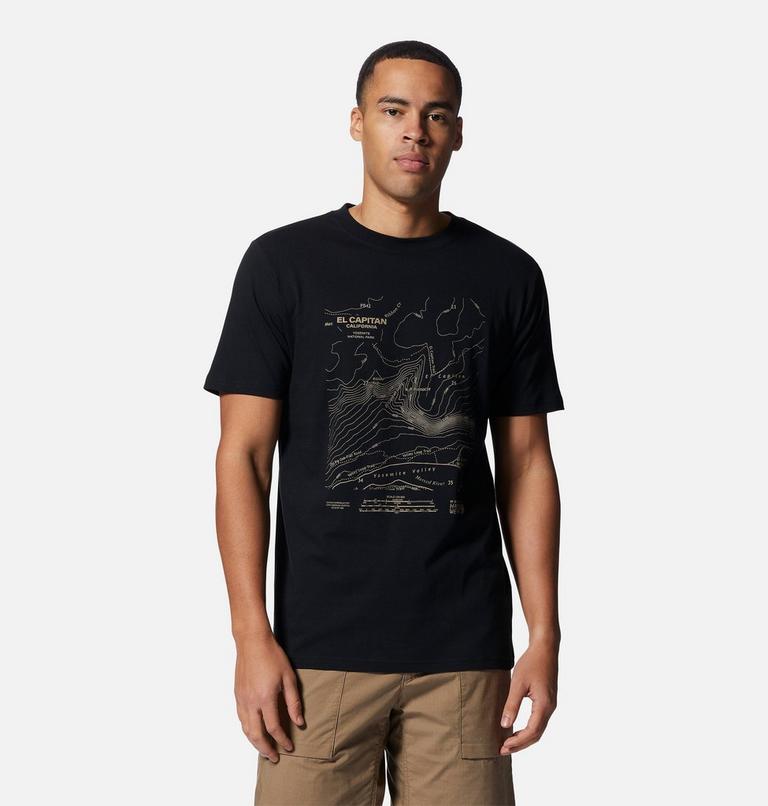 Men's El Cap Topo Short Sleeve Tee, Color: Black, image 1