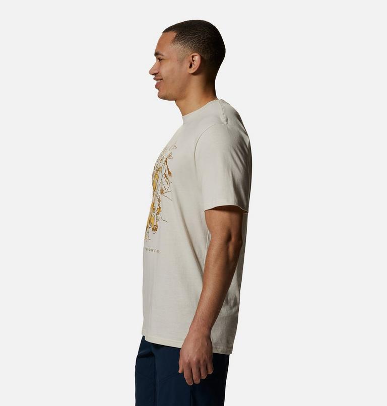 Men's Mountain Yak Short Sleeve Tee, Color: Stone, image 3