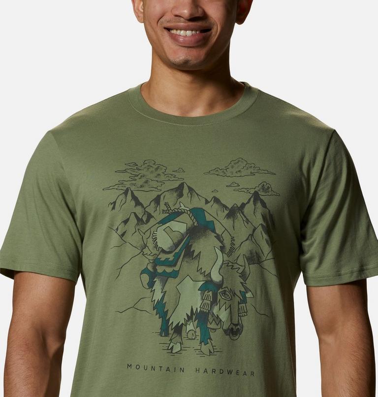 Mountain Yak Short Sleeve Tee | 354 | L, Color: Field, image 4
