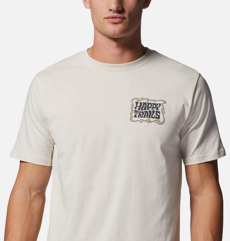 Men's Happy Trails Short Sleeve, Color: Stone, image 4