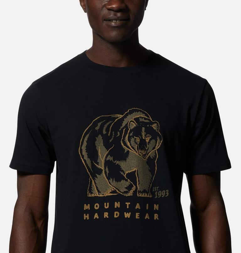 Men's Grizzly Short Sleeve, Color: Black, image 4