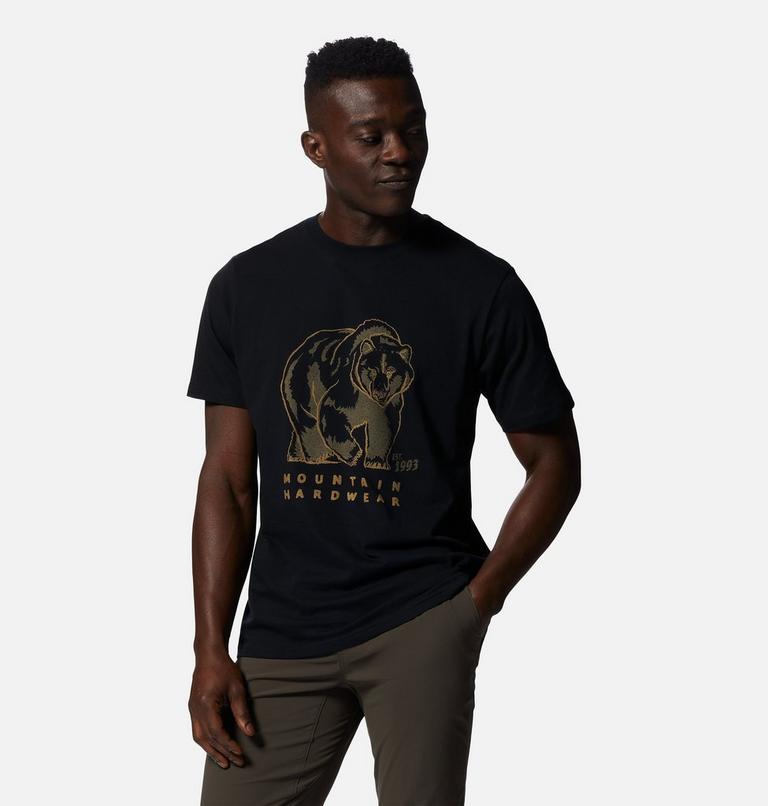 Men's Grizzly Short Sleeve, Color: Black, image 5