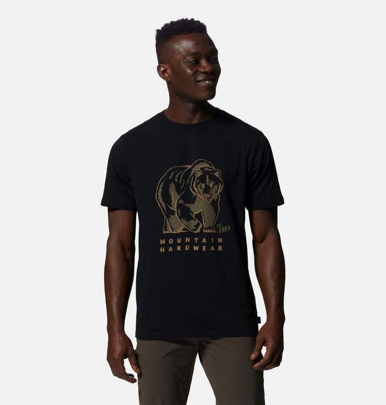 Men's Grizzly Short Sleeve, Color: Black, image 1