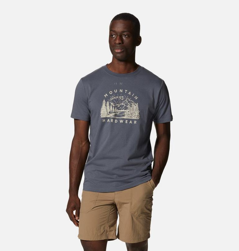 Men's MHW Views Short Sleeve Tee, Color: Graphite, image 5