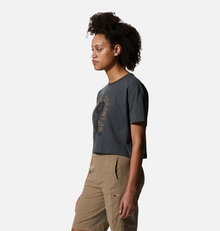Women's Alpine Flowers Short Sleeve Tee, Color: Volcanic, image 3
