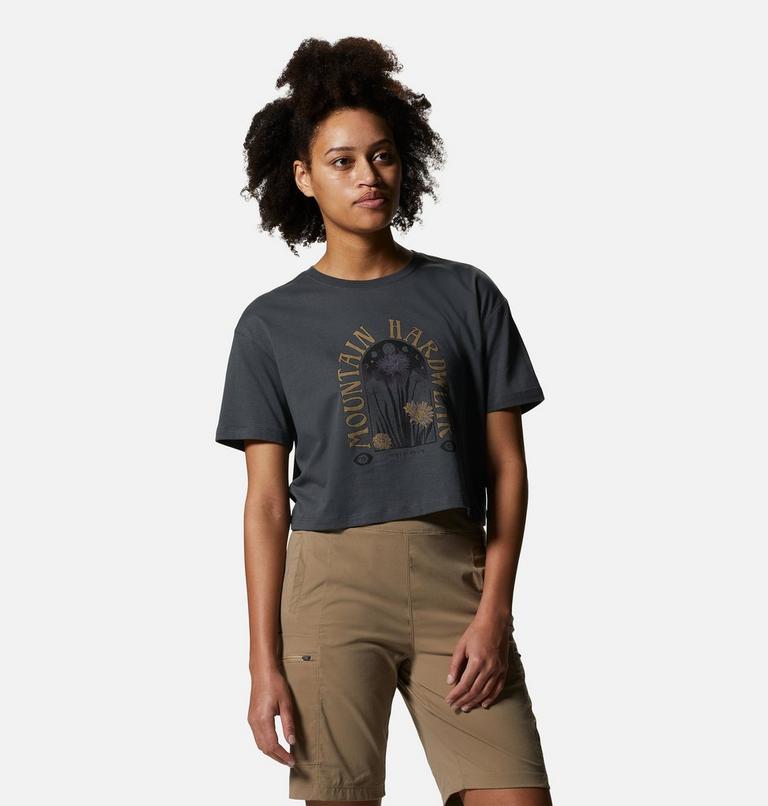 Women's Alpine Flowers Short Sleeve Tee, Color: Volcanic, image 5