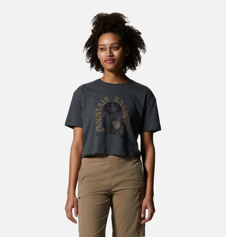 Women's Alpine Flowers Short Sleeve Tee, Color: Volcanic, image 1