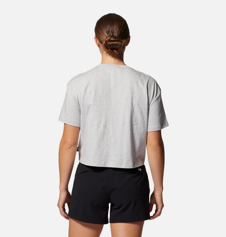 Women's Alpine Flowers Short Sleeve Tee, Color: Hardwear Grey Heather, image 2