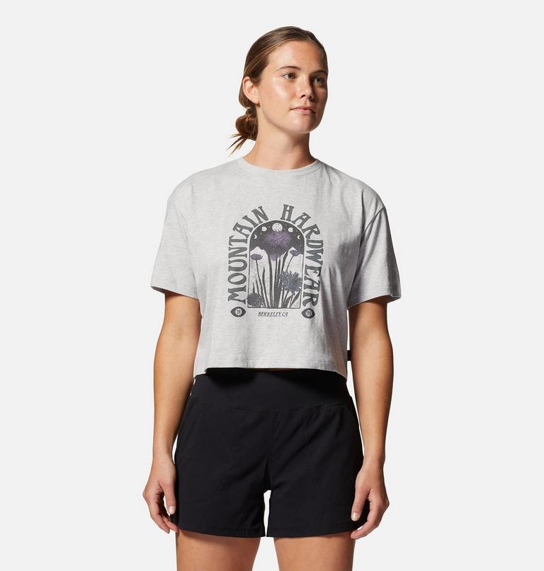 Women's Alpine Flowers Short Sleeve Tee, Color: Hardwear Grey Heather, image 1