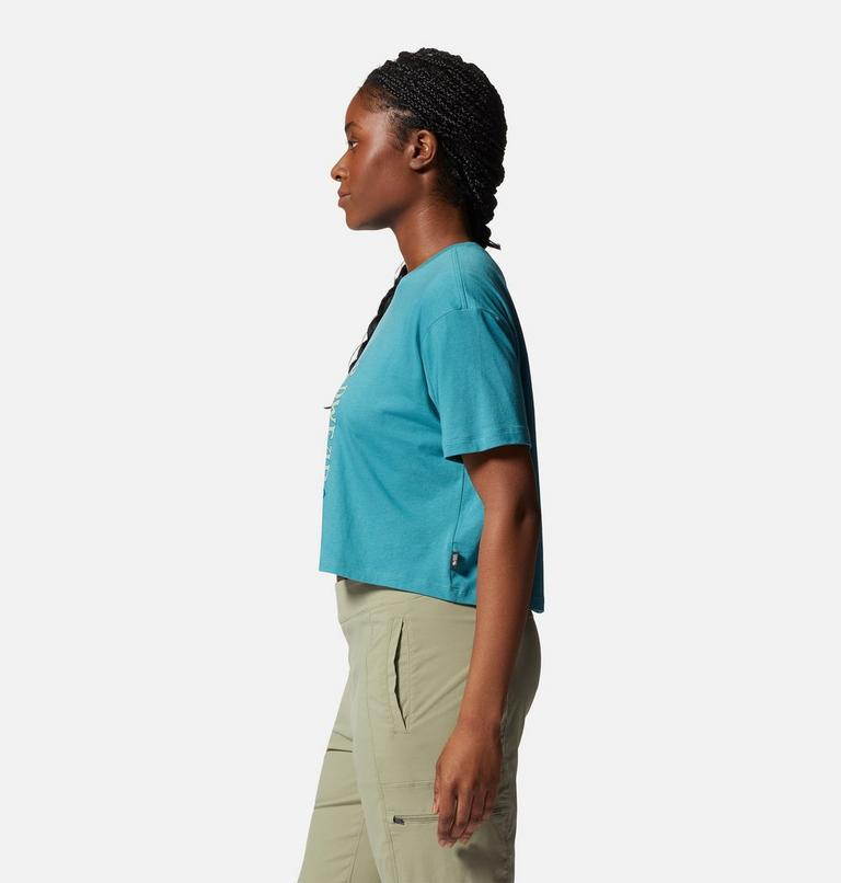 Women's Alpine Flowers Short Sleeve Tee, Color: Palisades, image 3