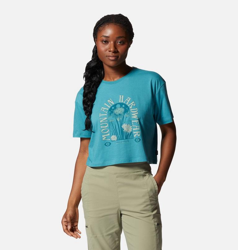 Women's Alpine Flowers Short Sleeve Tee, Color: Palisades, image 1
