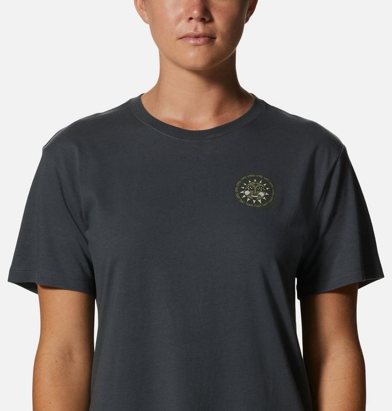 Women's Kea Earth Short Sleeve Tee, Color: Volcanic, image 4