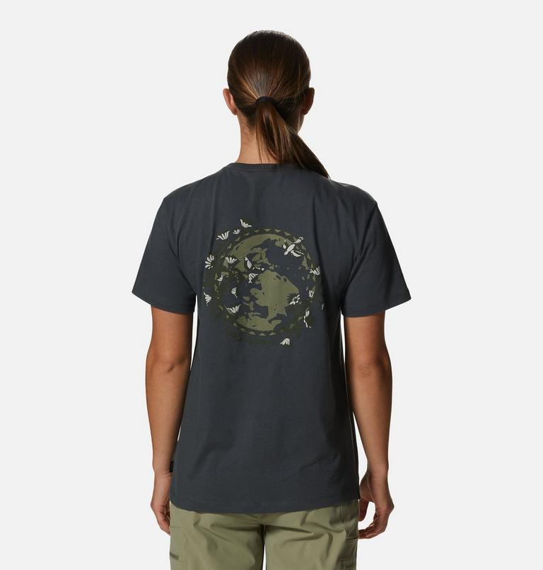 Women's Kea Earth Short Sleeve Tee, Color: Volcanic, image 2