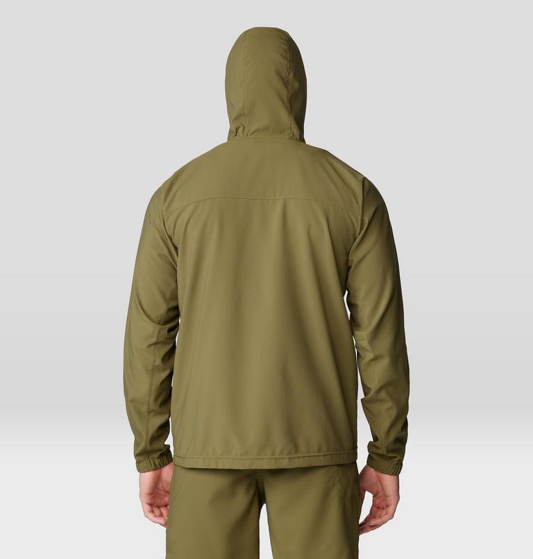 Men's Trail Sender Jacket, Color: Combat Green, image 2