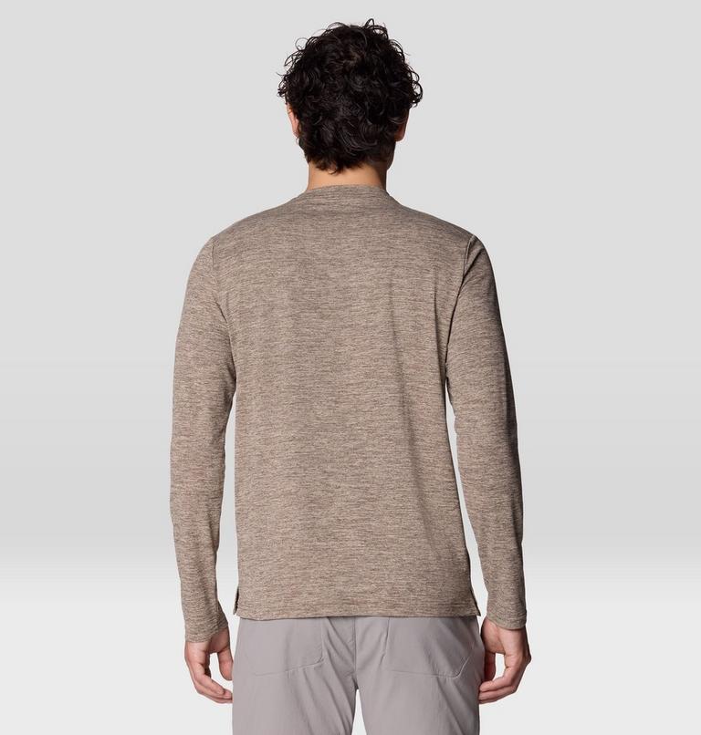 Men's Sunblocker Long Sleeve, Color: Tierra Heather, image 3
