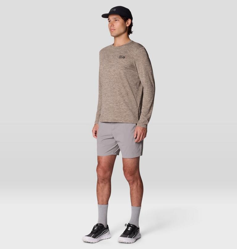 Men's Sunblocker Long Sleeve, Color: Tierra Heather, image 2