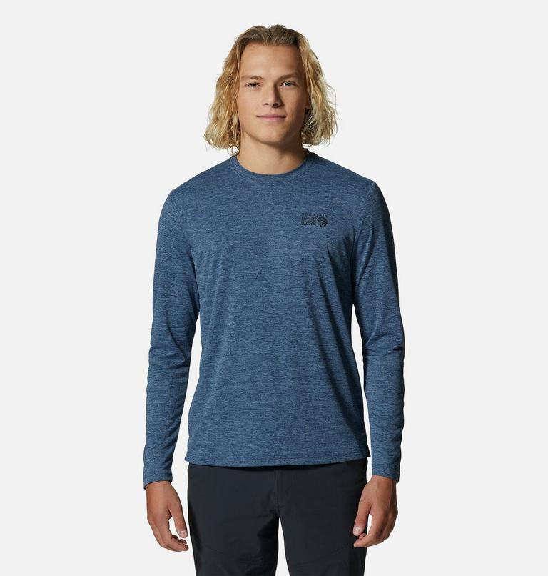 Men's Sunblocker Long Sleeve, Color: Zinc Heather, image 1