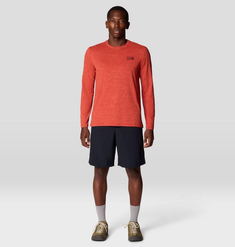 Men's Sunblocker Long Sleeve, Color: Aspect Heather, image 2