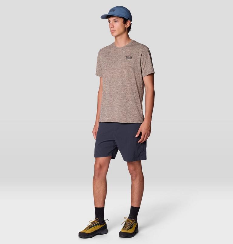 Men's Sunblocker Short Sleeve, Color: Tierra Heather, image 2