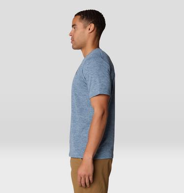 Men's Sunblocker Short Sleeve, Color: Adriatic Blue Heather, image 4