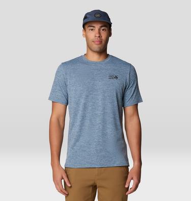 Men's Sunblocker Short Sleeve, Color: Adriatic Blue Heather, image 1