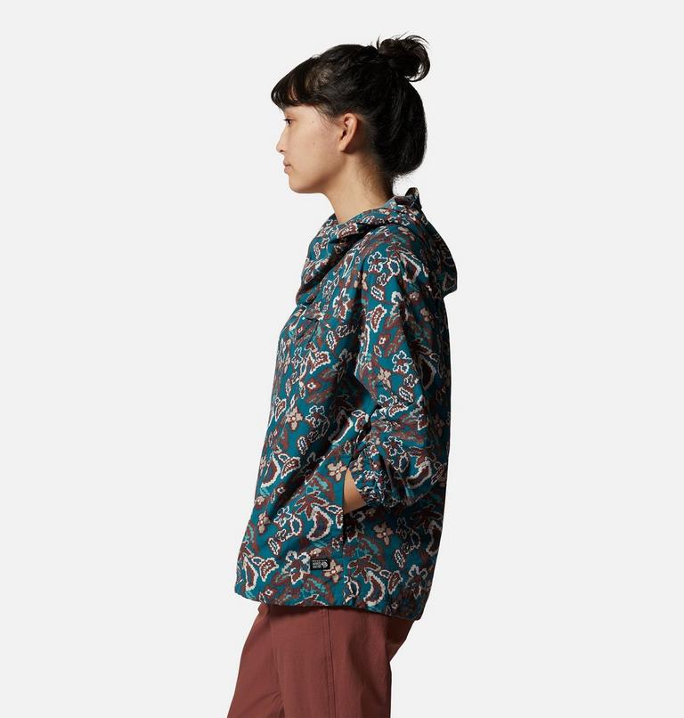 Women's Stryder Anorak, Color: Jack Pine Floral Print, image 3