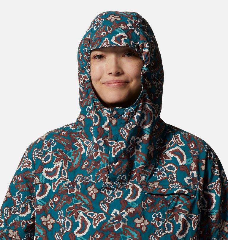 Women's Stryder Anorak, Color: Jack Pine Floral Print, image 4