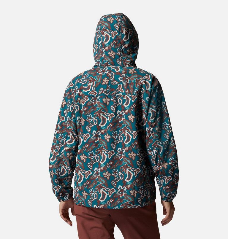 Women's Stryder Anorak, Color: Jack Pine Floral Print, image 2