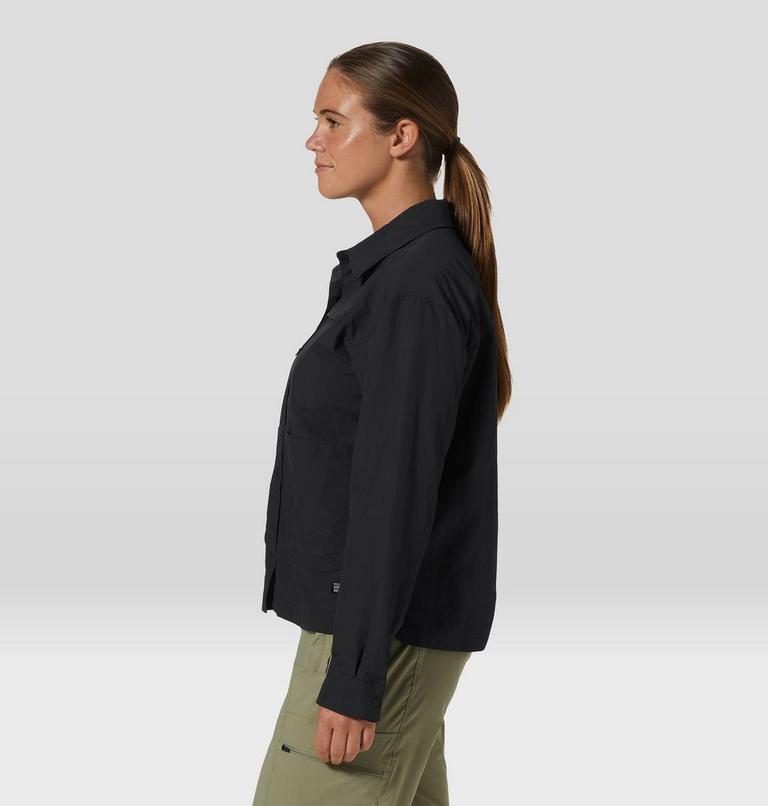 Women's Stryder Long Sleeve Shirt, Color: Black, image 3