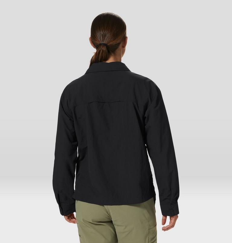 Women's Stryder Long Sleeve Shirt, Color: Black, image 2