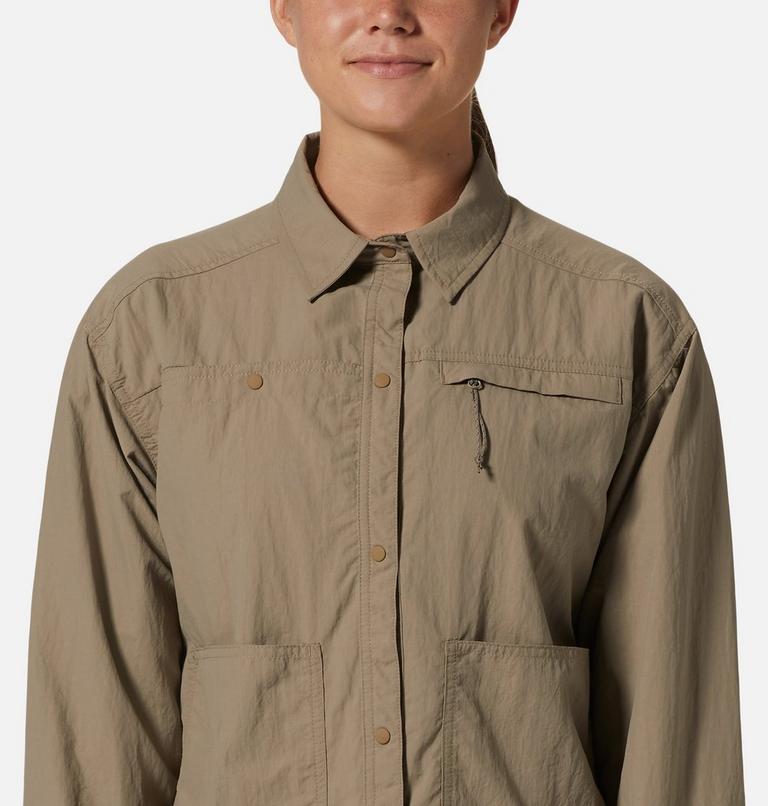 Women's Stryder Long Sleeve Shirt, Color: Khaki, image 4